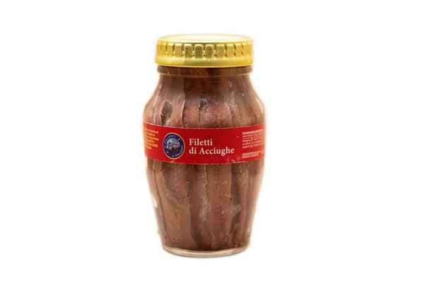 Filetti di Acciughe in Olio di Semi