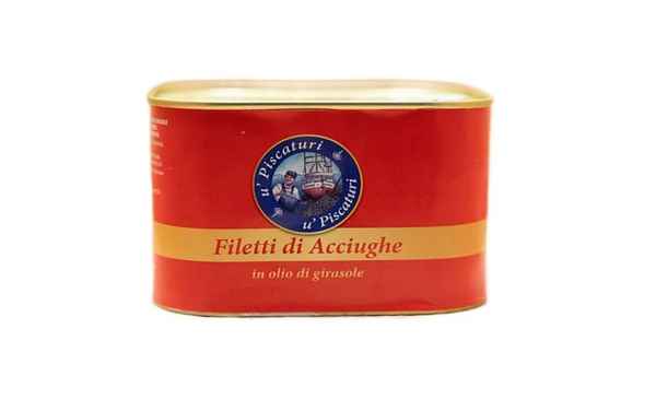 Filetti di Acciughe in Olio di Semi