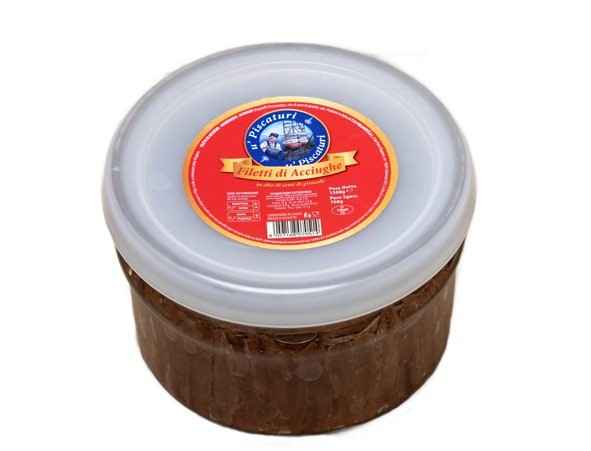 Filetti di Acciughe in Olio di Semi